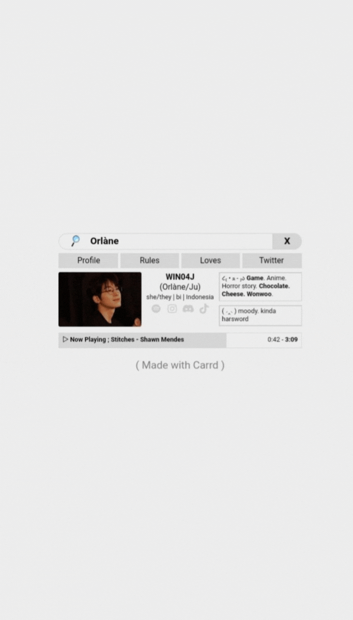【 Multipage 】Profile